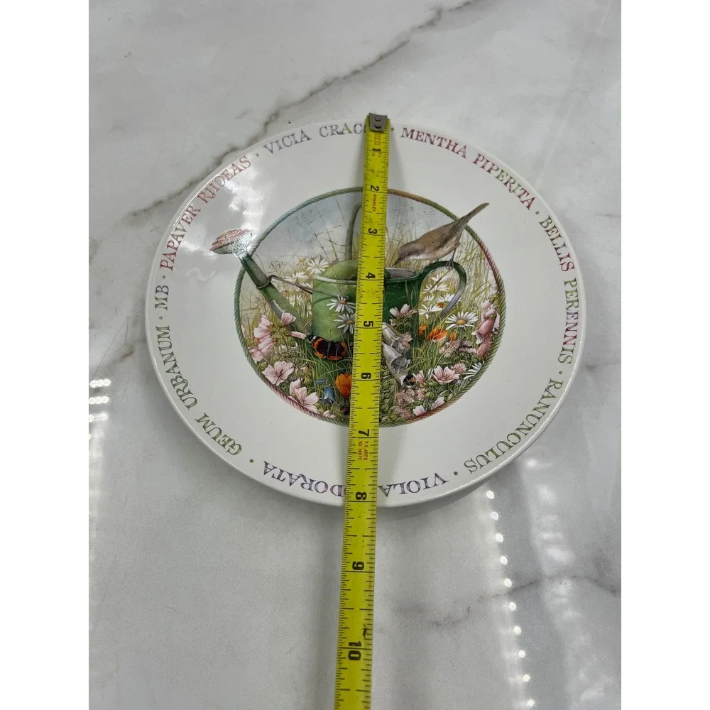 Marjolein Bastin Wildflower Meadow Salad Dessert Plates Set of 2 Bird Nature 8